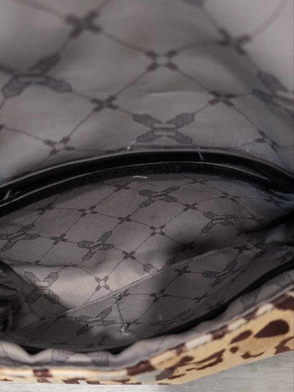 Aimee Kestenberg Black Leather & Leopard Print Crossbody Bag - Picture 10 of 16